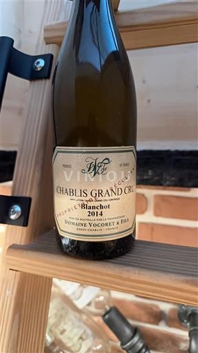 Burgundi Chablis Grand Cru Grand Cru Domaine Vocoret & Fils Blanchot 2014