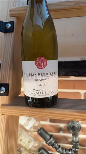 Burgundy Chablis Premier Cru Premier Cru Maison Camu Fils Beauroy 2016