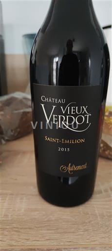 Bordoja Saint-Émilion Château Vieux Verdot Autrement 2015