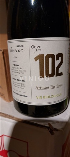 Languedoc og Roussillon Pays d'oc Artisans Partisans Réserve Cuve N°102 2022