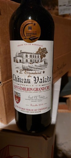 Bordo Сент-Емилион Гранд Кру Grand Cru Château Valade Le Clendard 2013