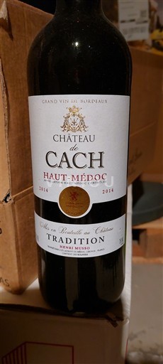 Bordeaux Haut-Médoc Château Cach Tradition 2014