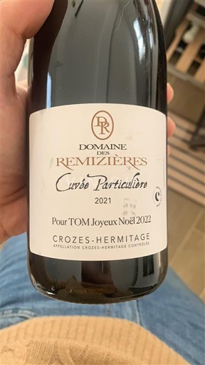 Lugina e Ronës Crozes-hermitage Domaine Remizières Particulière 2021