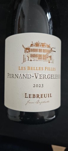 Burgundi Pernand-Vergelesses Lebreuil Les Belles Filles 2023