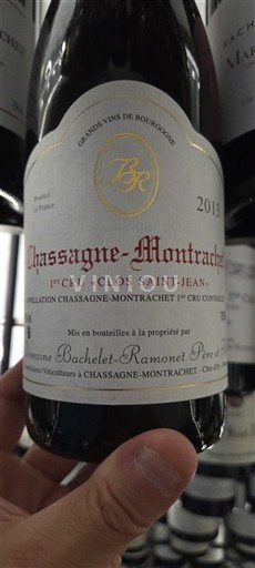 Burgundi Chassagne-montrachet Premier Cru Domaine Bachelet-Ramonet Père et Fils Clos Saint-Jean 2013