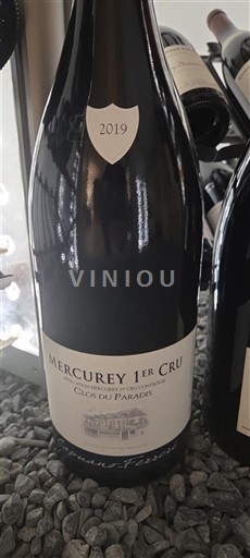 Borgoña Mercurey Premier Cru Domaine Jean-Pierre Charton Clos du Paradis 2019