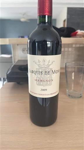 Bordeaux Margaux Marquis de Mons 2009