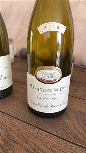 Burgundi Maranges Premier Cru Domaine Edmond Monnot et Fils La Fussière 2018