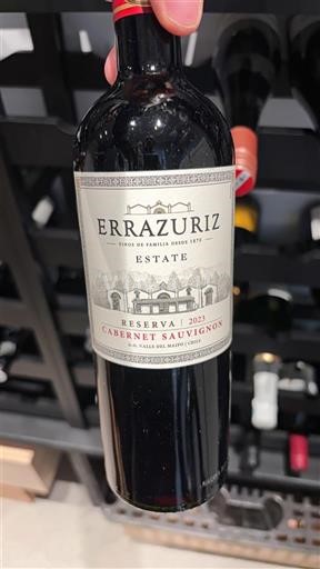 Rapel-dalen Colchagua-dalen Errazuriz Estate Reserva Cabernet Sauvignon 2023