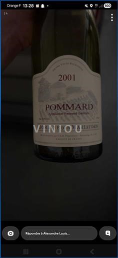 Burgundy Pommard Domaine Mariages 2001