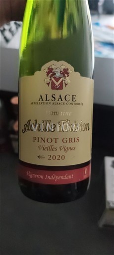 Алзас Аласас Achille Thirion Vieilles Vignes 2020