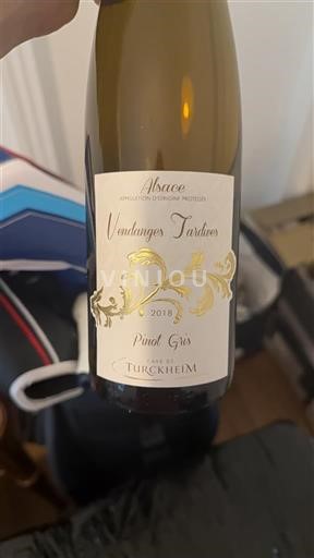 Алзас Аласас Vendanges Tardives Cave de Turckheim 2018