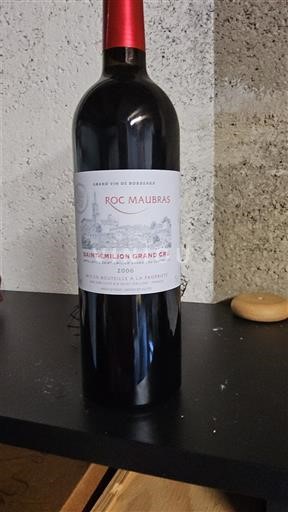 Burdeos Saint-Émilion Gran Cru Grand Cru Roc Maubras 2006