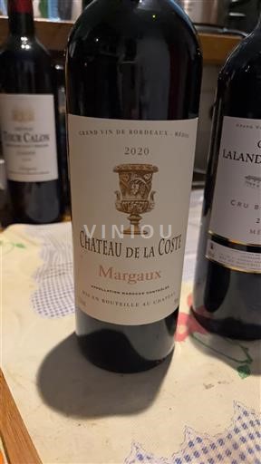Bordo Margaux Château La Coste 2020
