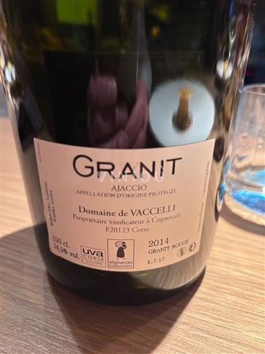 Korzika Аячо Domaine Vaccelli Granit 2014
