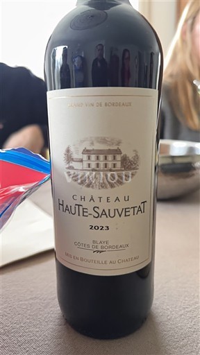 Bordeaux Blaye-côtes-de-bordeaux Château Haute-Sauvetat 2023
