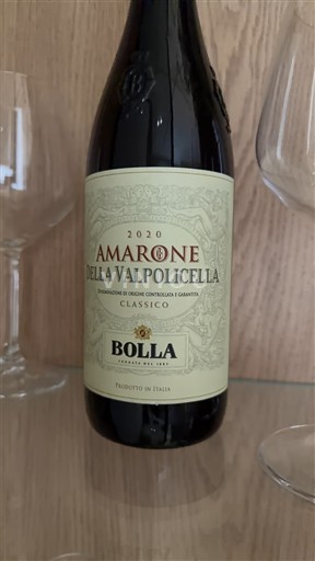 Venecia Amarone della Valpolicella Bolla Classico 2020