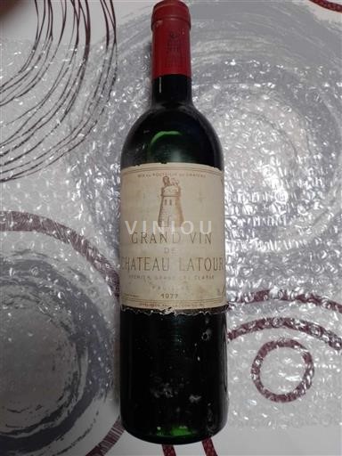 Bordeaux Pauillac Grand Cru Château Latour Grand Vin 1977