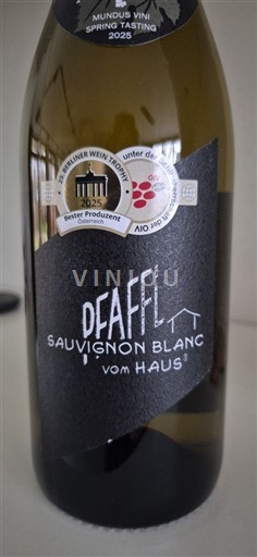 Доња Аустрија Вайнфиртель Pfaffl Vom Haus Sauvignon Blanc 2024