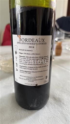 Burdeos Bordeaux Les Vignobles Salomon Moreau 2014