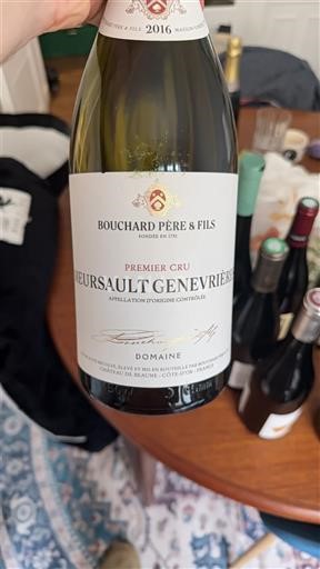 Burgundi E paspecifikuar Premier Cru Bouchard Père & Fils Meursault Genevrières 2016