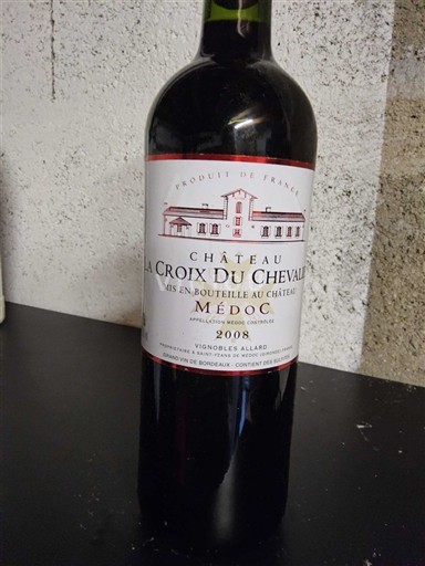 Bordo Медок Château La Croix du Chevalier 2008