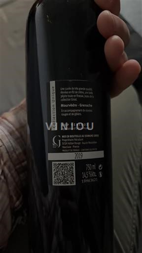 Lugina e Ronës Ventoux Domaine Grosset Collection Unique 2019