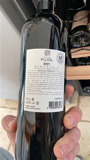 Languedok Minervois Pujol Grande Réserve 2021