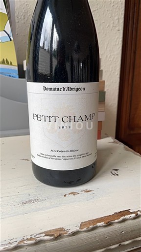 Vale do Ródano Côtes-do-Ródano Domaine Abrigeon Petit Champ 2023