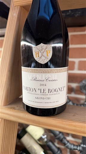 Burgundi Korton Grand Cru Héritiers Pécinaud LE ROGNET / Racine Croisées 2014