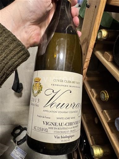 Loiredalen Vouvray Vigneau-Chevreau Clos de Vaux Vendanges Manuelles 2013