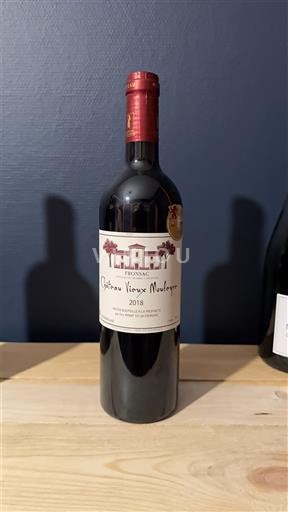 Bordoja Fronsac Château Vieux Mouleyre 2018
