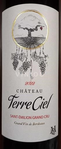 Vinhos Rouge sec Château Terre Ciel 2022 França Bordéus Saint-Émilion Grand Cru AOC