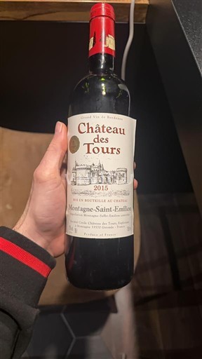 Bordeaux Montagne-Saint-Émilion Château Tours 2015