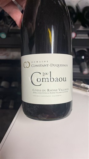 Рона долина Кот дю Рон села Domaine Constant-Duquesnoy Lou Combaou 2020