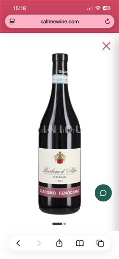 Pijemont Барбера д'Алба Giacomo Fenocchio Superiore 2023