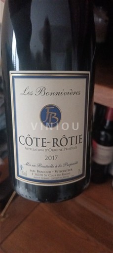 Lugina e Ronës Côte-rôtie Earl Barouod Les Bonnivières 2017
