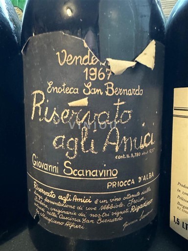 Piemonte Enoteca San Bernardo Riservato agli Amici 1967