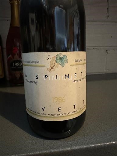 Pijemont Москато д’Асти La Spinetta Rivetti Moscato d'Asti Vej 1986