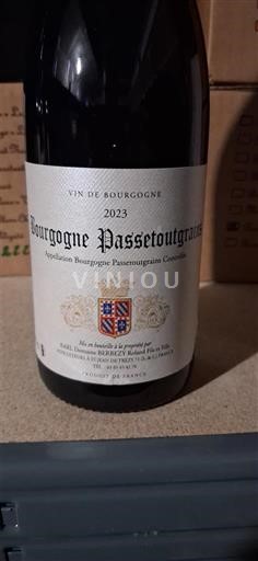 Burgundi Bourgogne-passetoutgrain Domaine Berbezy Roland 2023