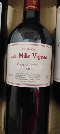 Languedok Fitou Domaine Les Mille Vignes Chasse-Filou 2016