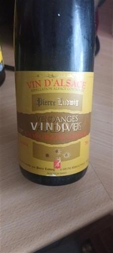 Алзас Аласас Vendanges Tardives Pierre Ludwig Vendanges Tardives Non Millésimé