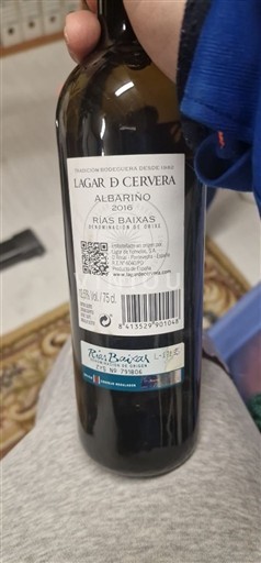Galicia Rías Baixas Lagar de Cervera 2016