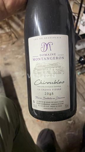 Beaujolais Chiroubles Domaine Montangeron La Grosse Pierre 2018