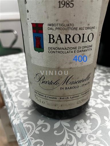Piemonte Barolo Bartolo Mascarello 1985