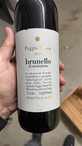 Toskana Brunelo di Montaldžino Poggio Antico 2011