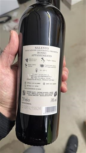 Apulija Саленто Vigneti del Salento Appassimento 2021