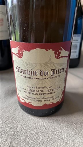Žura Маквен из Јуре Domaine Pécheur christian et patrick 2016
