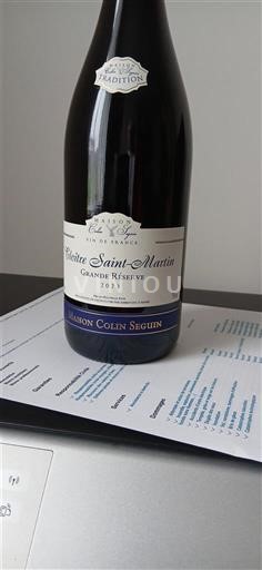 Burgundy Maison Colin Seguin Saint-Martin Grande Réserve 2023