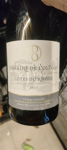 Lugina e Ronës Bregdeti i Rodanit Domaine L'Olivier 2023